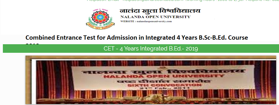 Integrated CET B.Ed