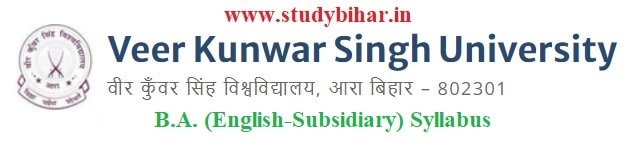 Download B.A. (English-Subsidiary) Syllabus of VKSU, Ara-Bihar