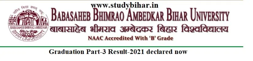 Download- Graduation Part-III Result-2021 in BRABU- Released