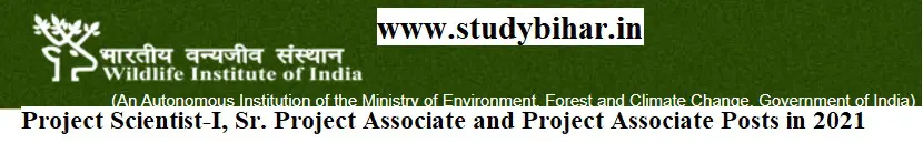 Apply Online for Project Scientist-I, Sr. Project Associate and Project Associate Posts in WILL, Last Date-26/04/2021.