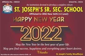 ST. JOSEPH'S JUNIOR SCHOOL UDISE CODE : 10140813110 MUZAFFARPUR