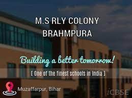 M.S RLY COLONY BRAHMPURA
