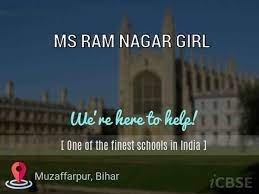MS RAM NAGAR GIRL UDISE CODE 10 14 12 00 702 MUZAFFARPUR