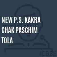 NEW P.S. KAKRA CHAK PASCHIM TOLA UDISE CODE 10 14 09 05 002 MUZAFFARPUR