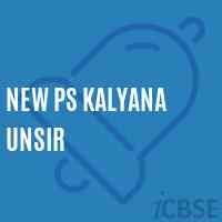 NEW PS KALYANA UNSIR UDISE CODE 10 14 09 06 301 MUZAFFARPUR