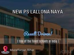 NEW PS LALLONA NAYA UDISE CODE 10 14 09 09 401 MUZAFFARPUR
