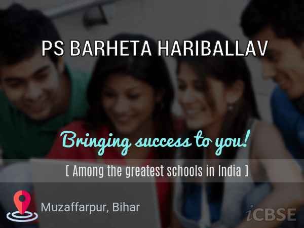 PS BARHETA HARIBALLAV UDISE CODE 10 14 09 09 003 MUZAFFARPUR