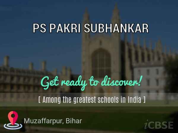 PS PAKRI SUBHANKAR UDISE CODE 10 14 09 02 101 MUZAFFARPUR