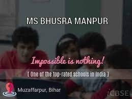 U.H.S. BHUSRA MANPUR UDISE CODE 10 14 12 00 501 MUZAFFARPUR