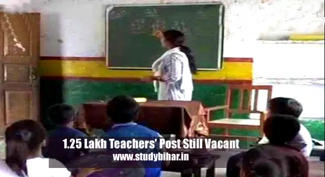 1.25 Lakh Teachers’ Post Still Vacant