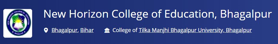 New Horizon Teachers’ Training College Bhagalpur