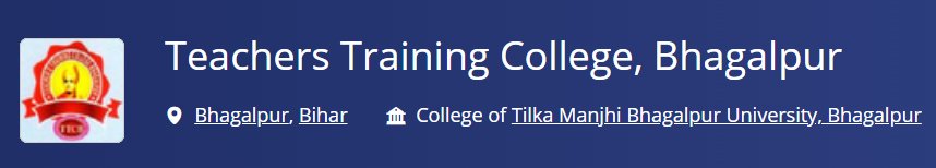 Teachers’ Training College Barari Bhagalpur