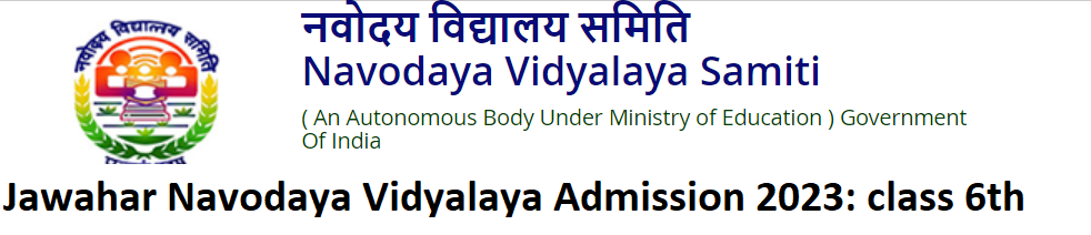 Jawahar Navodaya Vidyalaya Admission 2023: JNVST Class 6th Admission begins, Last date January 31
